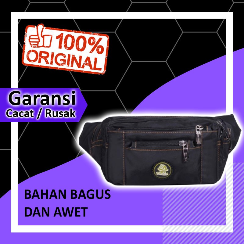 TAS WASTBAG WAST BAG SLEMPANG SELEMPANG PRIA PINGGANG MURAH LV COWOK COWO IMPOR ORIGINAL MURAH B65