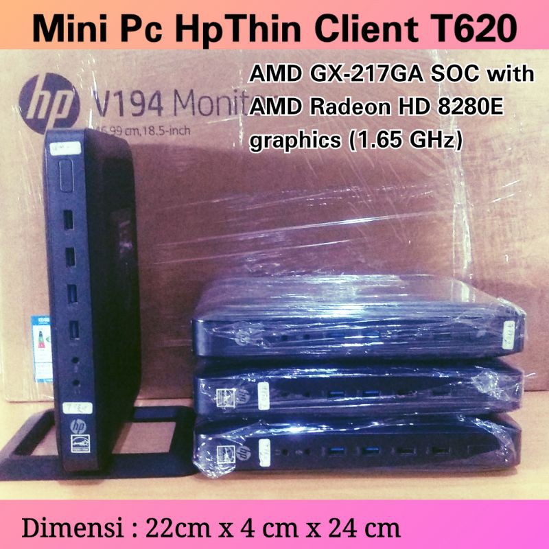 Pc mini Hp Thin Client T620 Ssd 32Gb plus USB WIFI Bonus