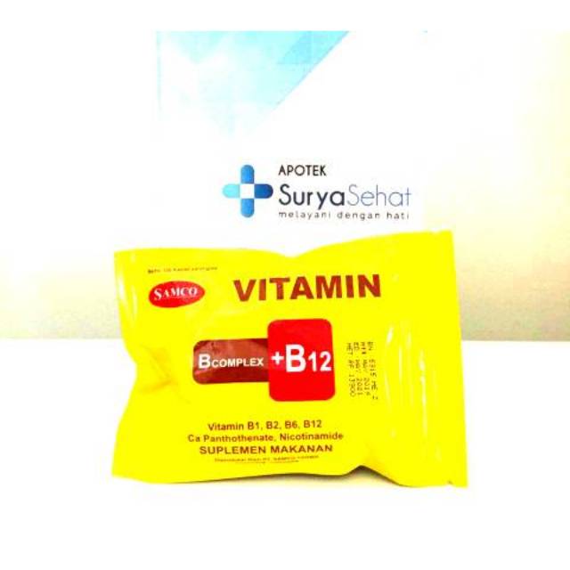 Samco VITAMIN B COMPLEX ZAK isi 100 tablet - Vitamin B Komplek - Betominplex