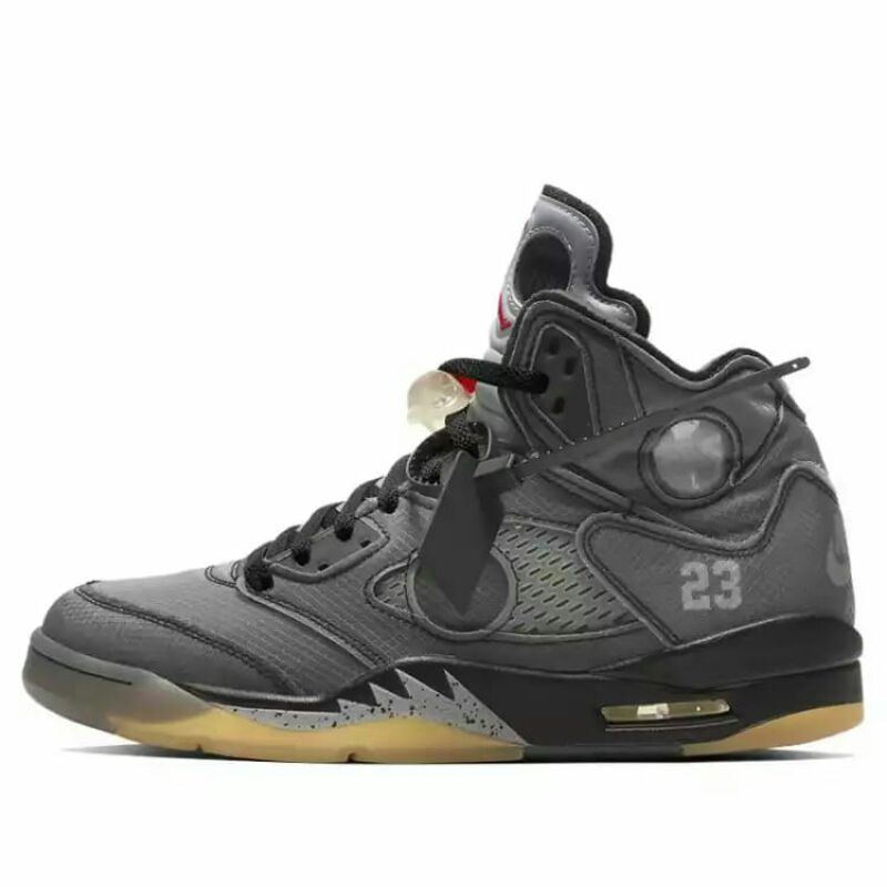 SEPATU NIKE AIR JORDAN 5 RETRO MUSLIN x OFF WHITE BNIB