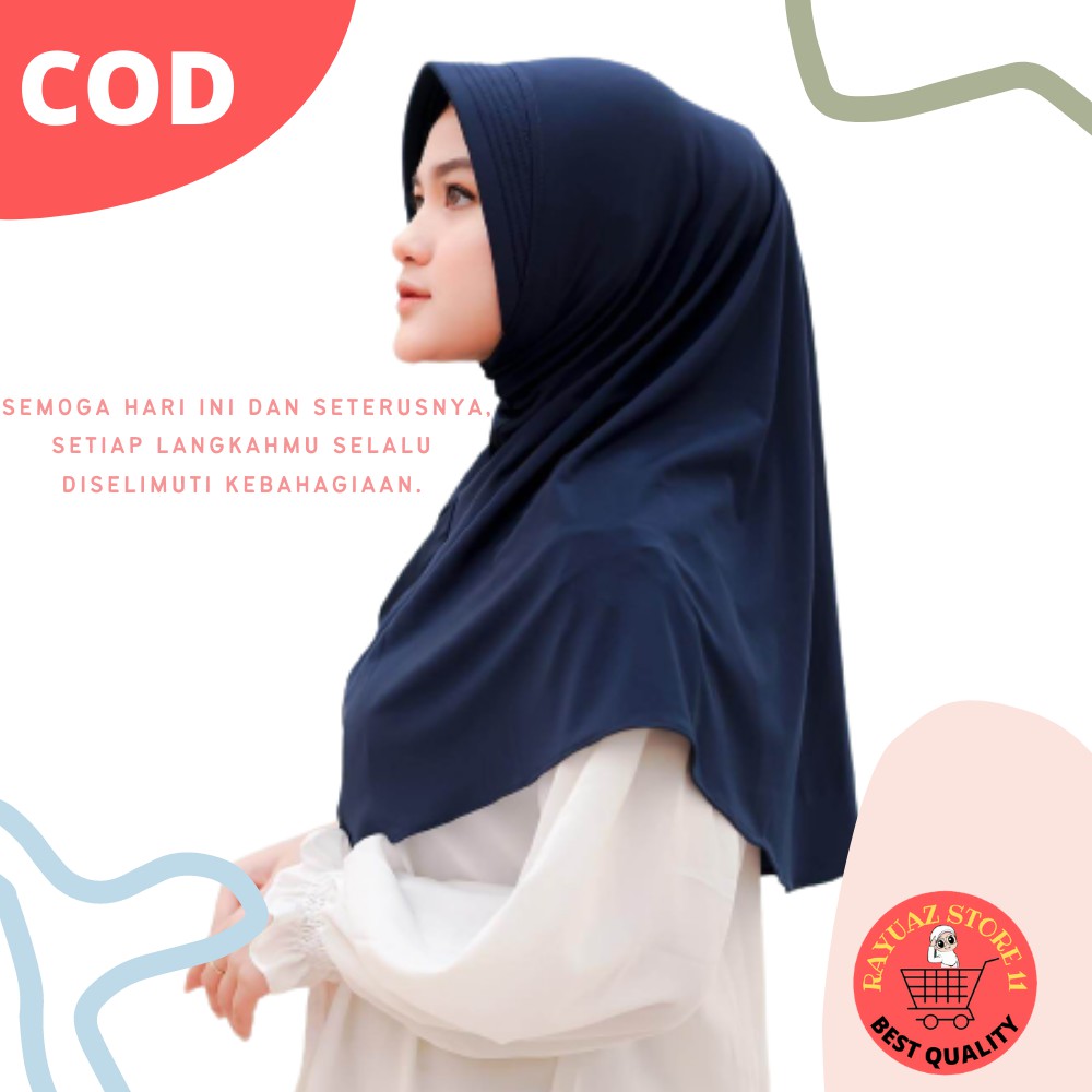 HIJAB HAMIDAH INSTAN JERSEY | HIJAB HAMIDAH MENUTUP DADA | JILBAB HAMIDAH JERSEY