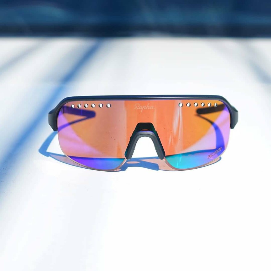 KACAMATA RAPHA EXPLORE DARK NAVY - PURPLE GREEN LENS