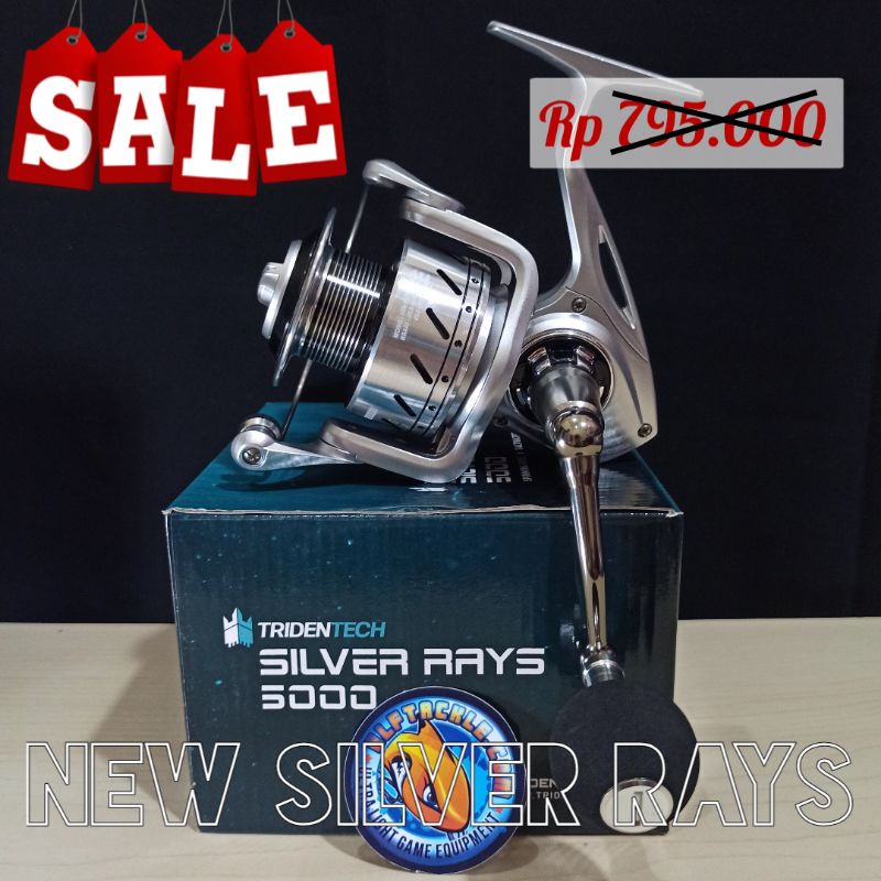 Reel Laut Tridentech Silver Rays Silverrays 3500 5000 New Color Model 2021