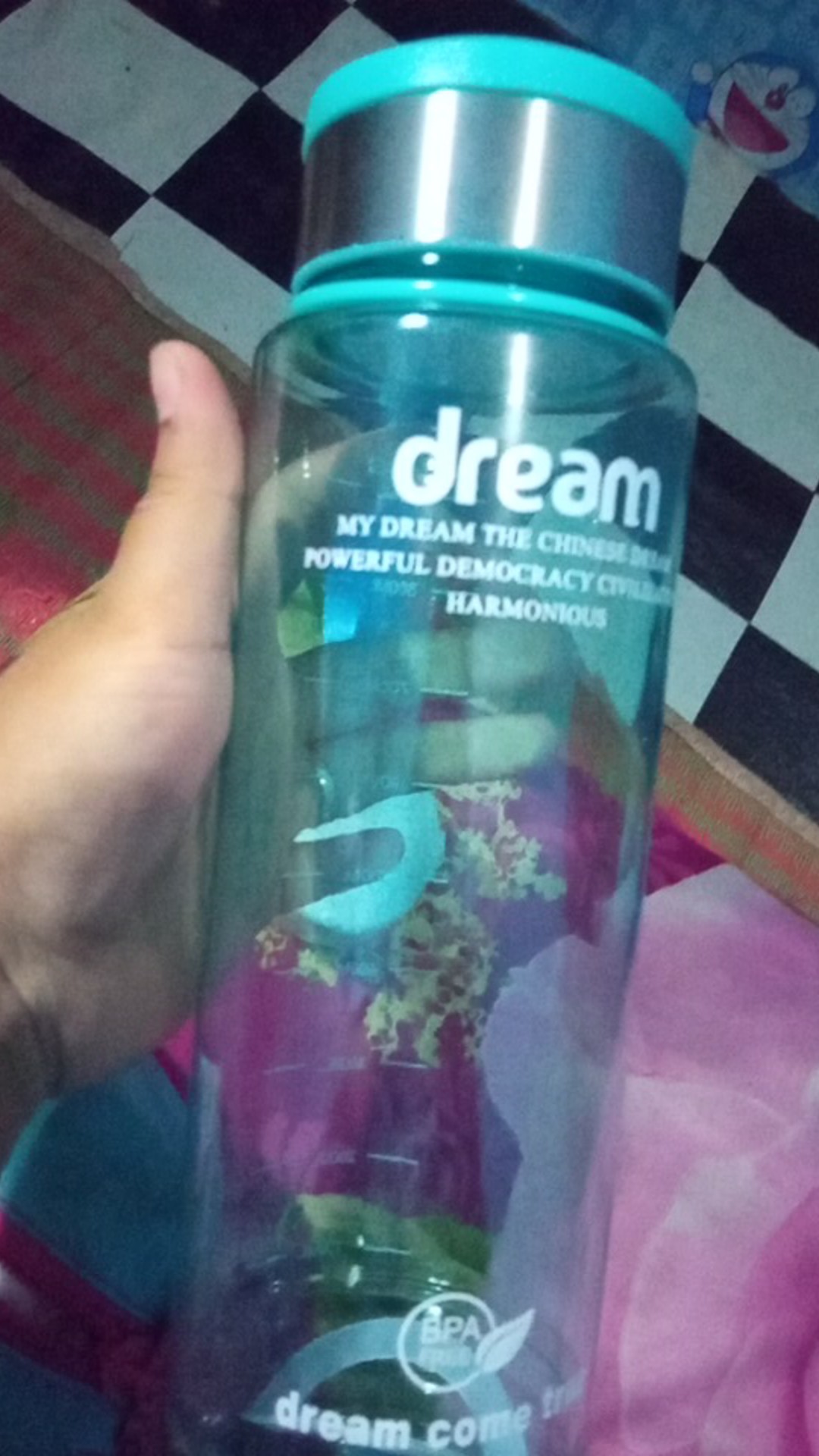 Botol Minum Dream Come True 1 Liter 1000ml Warna Original Keknei Drink Bottle Murah