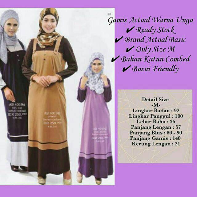 Gamis / fashion muslim brand Actual Basic