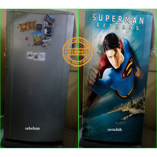 STIKER KULKAS SUPERMAN