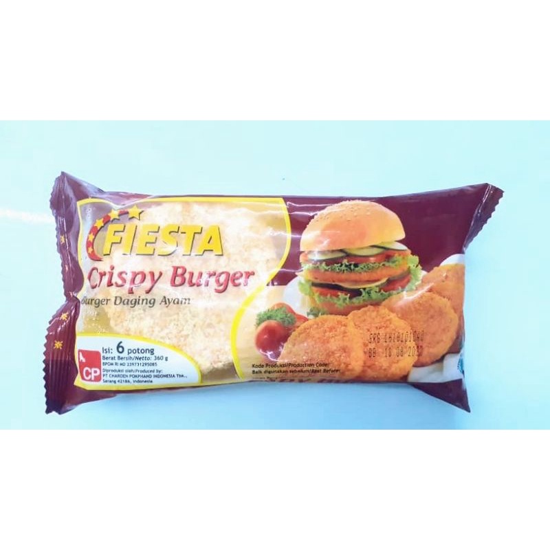 

FIESTA CRISPY BURGER 360gr