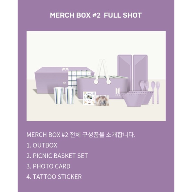 BTS MERCH BOX 2 SHARING