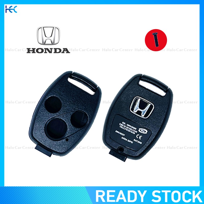 Cover Kunci Remote Mobil 2 Tombol untuk Honda Jazz City CRV Civic accord-dengan Logo