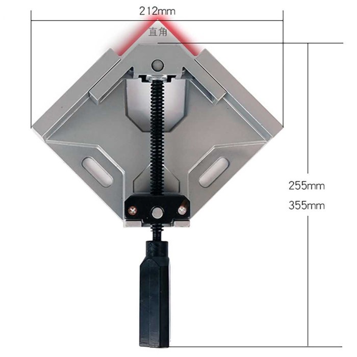 Alat Penjepit Sudut Frame Kaca Kayu 90 Derajat Rigid Kokoh