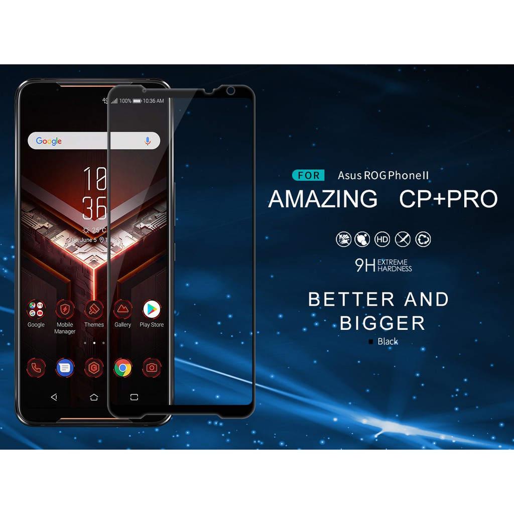 Tempered Glass ASUS ROG Phone II Nillkin Amazing CP+ Pro Anti Gores
