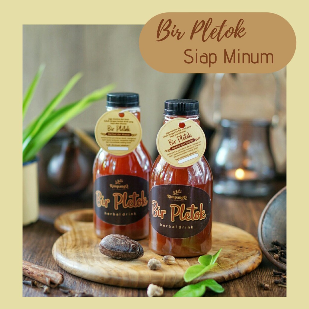 

jamu herbal bir pletok minuman herbal khas betawi