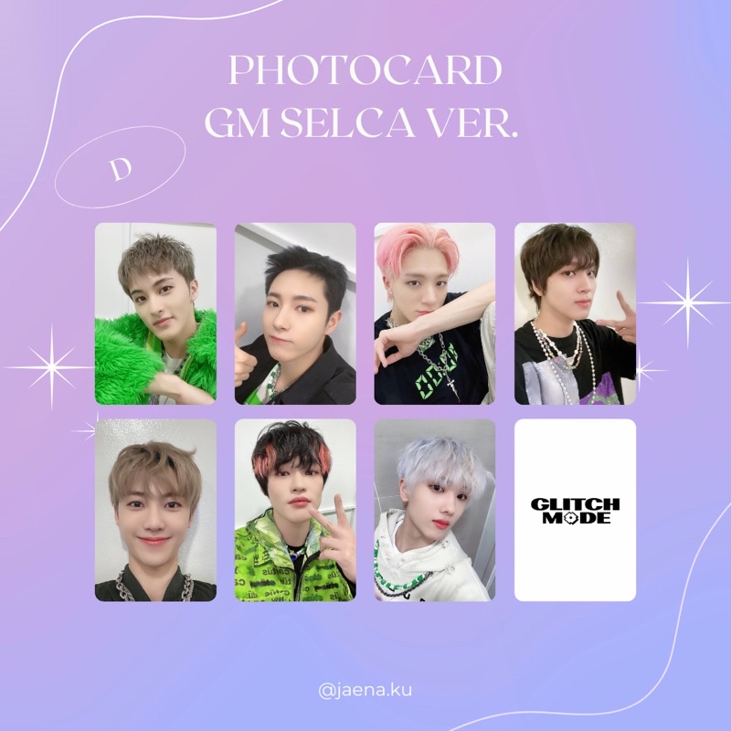 [NCT DREAM] PHOTOCARD NCT DREAM SELCA GLITCH MODE ERA. ‼️BACA DESKRIPSI‼️