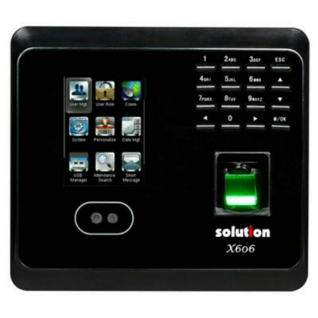 Mesin absen /fingerprint SOLUTION X 606#GARANSI SOLUTION