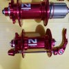 Hub and Freehub Novatec D041Sb-D032Sb Red