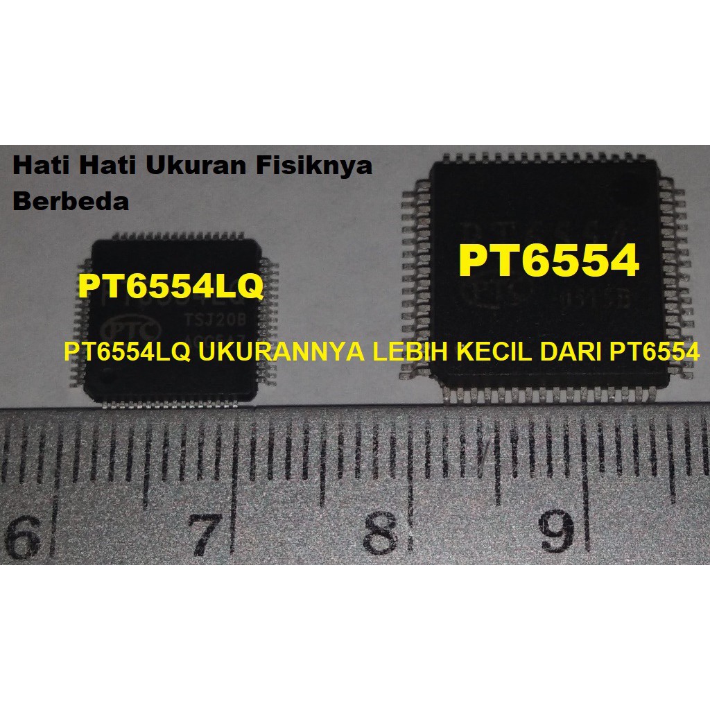 IC PT6554 PT6554LQ LCD Controller IC LCD Display
