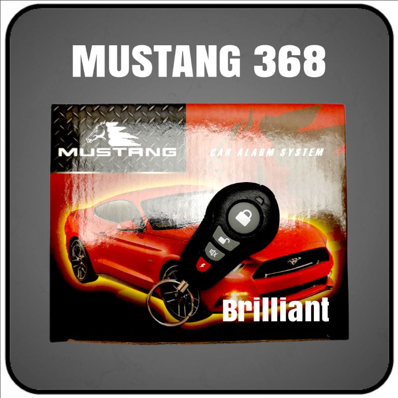 Alarm Mobil Universal - MUSTANG - Type Remote dan Kunci