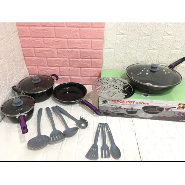 COOKWARE  SET 15PCS POT SERIES