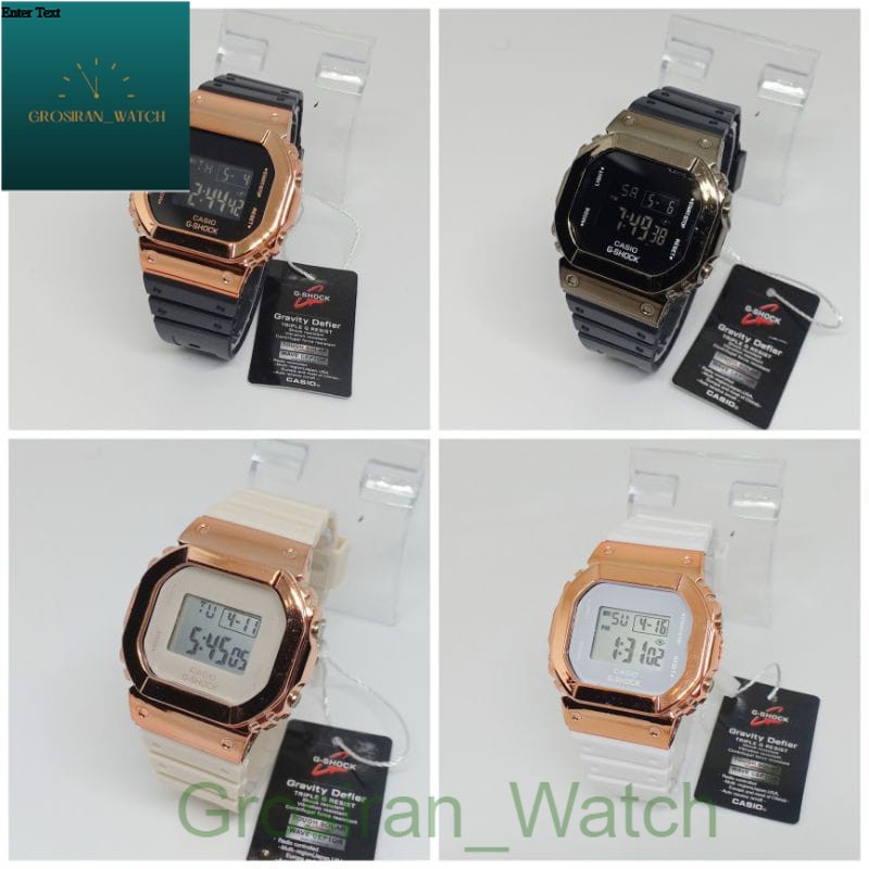 Jam Tangan Pria/wanita Casio G-shock digital kotak new  rubber GM5600 [G_W]