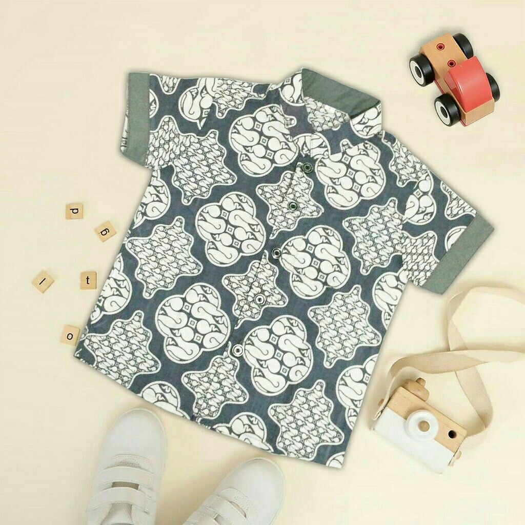 Kemko Batik Anak Motif Gelung Abu