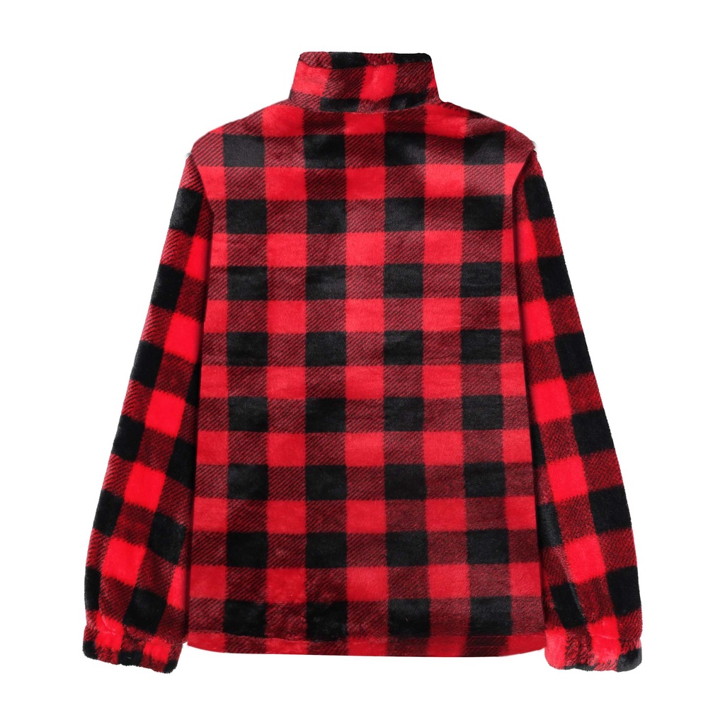 Heretic - Sherpa Jacket - Red Flannel Pattern