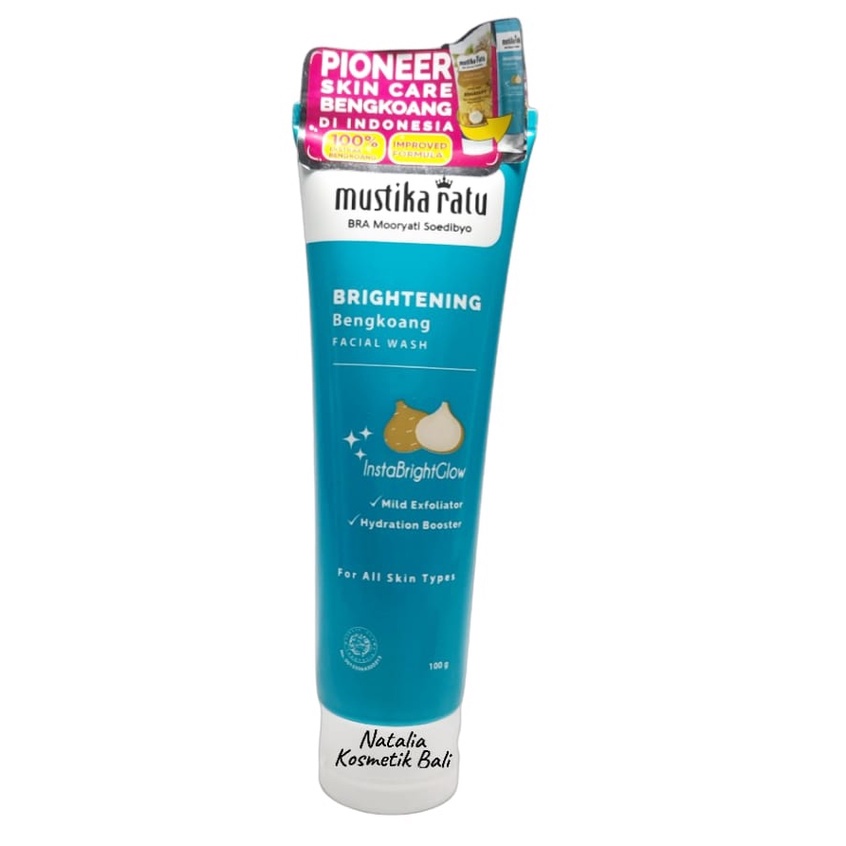 [ Natol-5 ] Mustika Ratu Brightening Bengkoang Facial Wash - Sabun Wajah Bengkuang 125ml