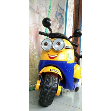 Scooter Mini Anak Minion / Scooter Aki / Motor Anak / Scooter Minion