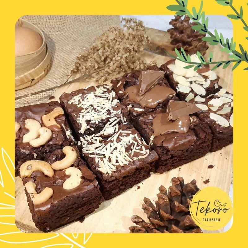 

Fudgy Brownies Tekoro Size 20x10