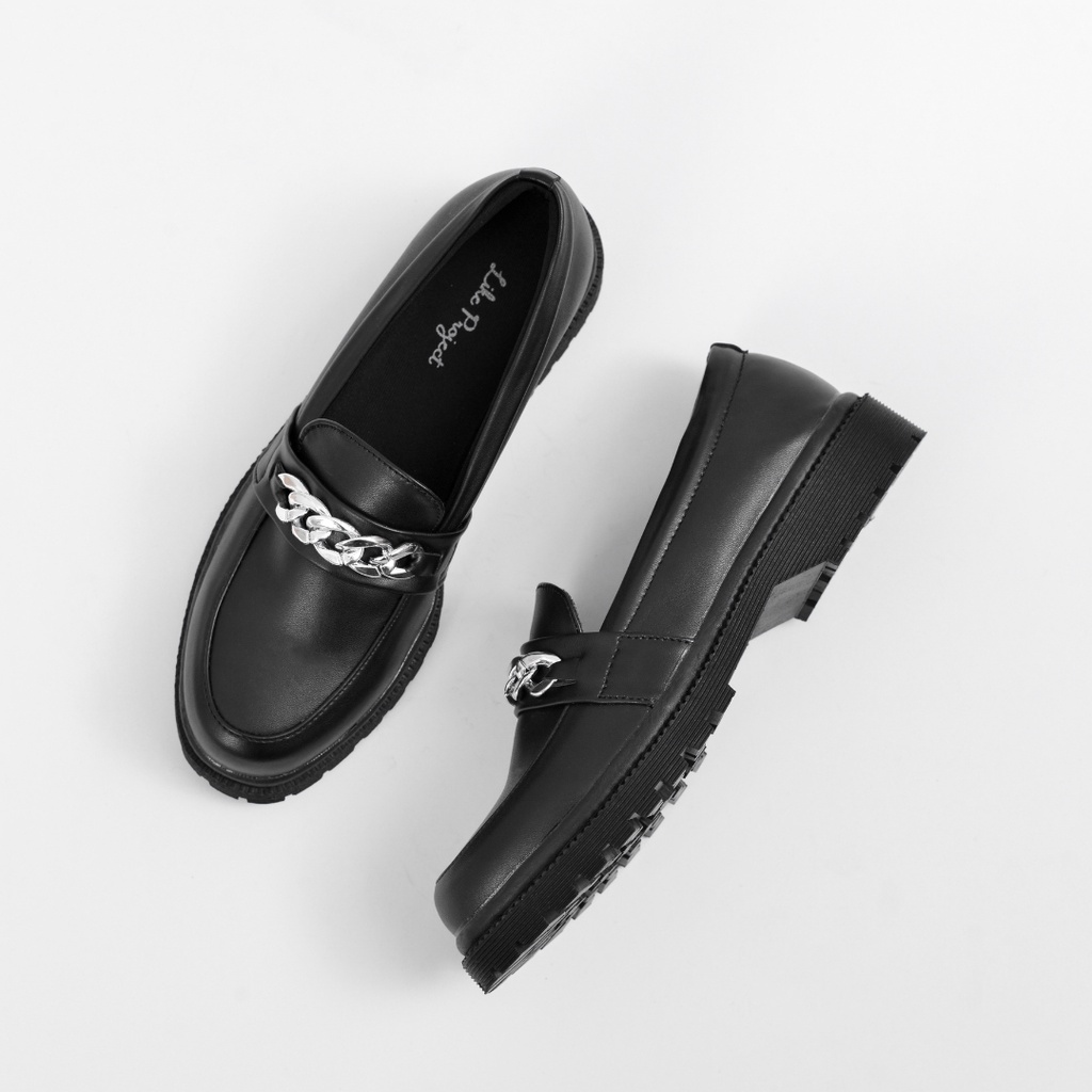 Xcloud x LikeProject Sepatu SlipOn Casual Wanita NADINE Black