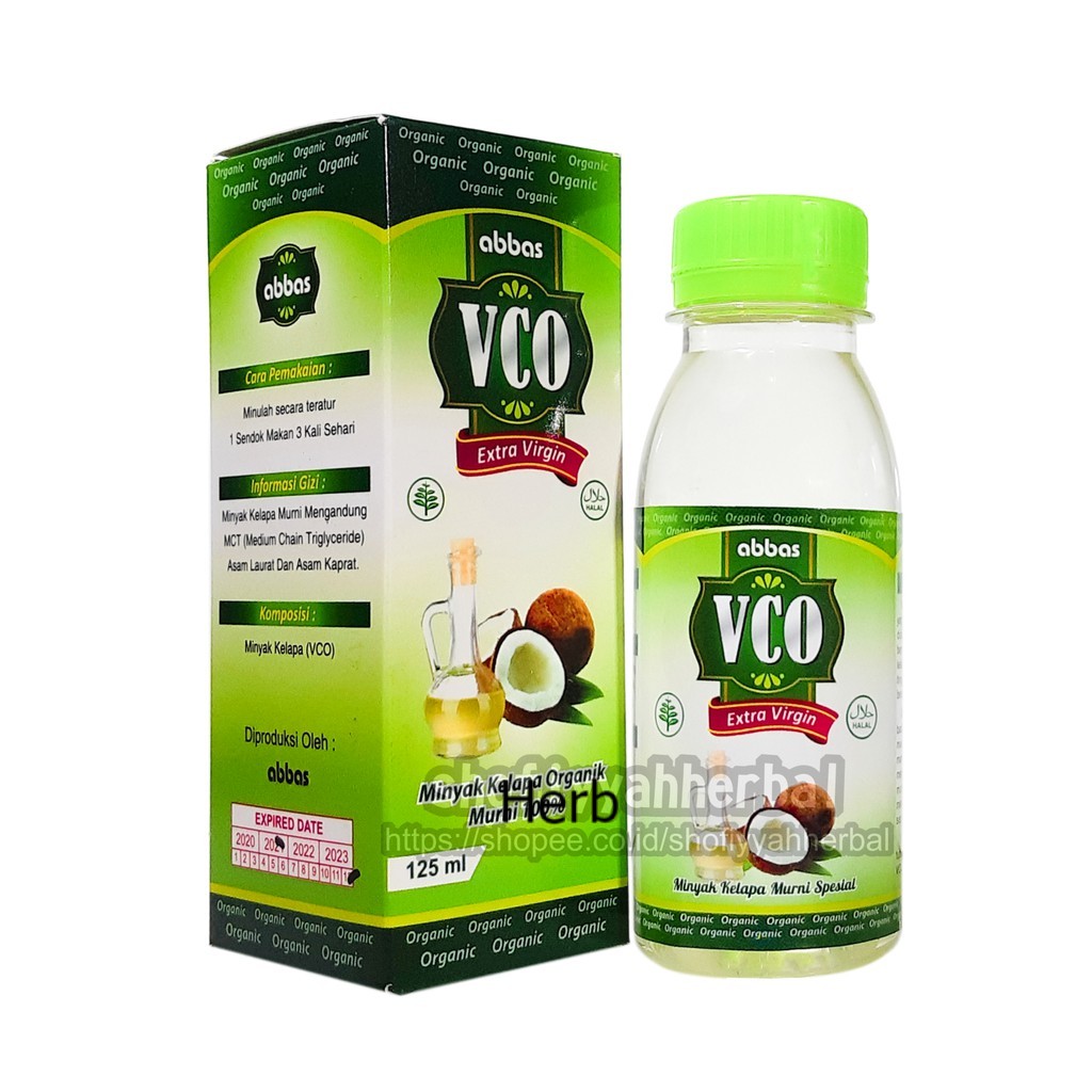 

VCO Minyak Kelapa Asli Murni Virgin Coconut Oil ABBAS - 125ml