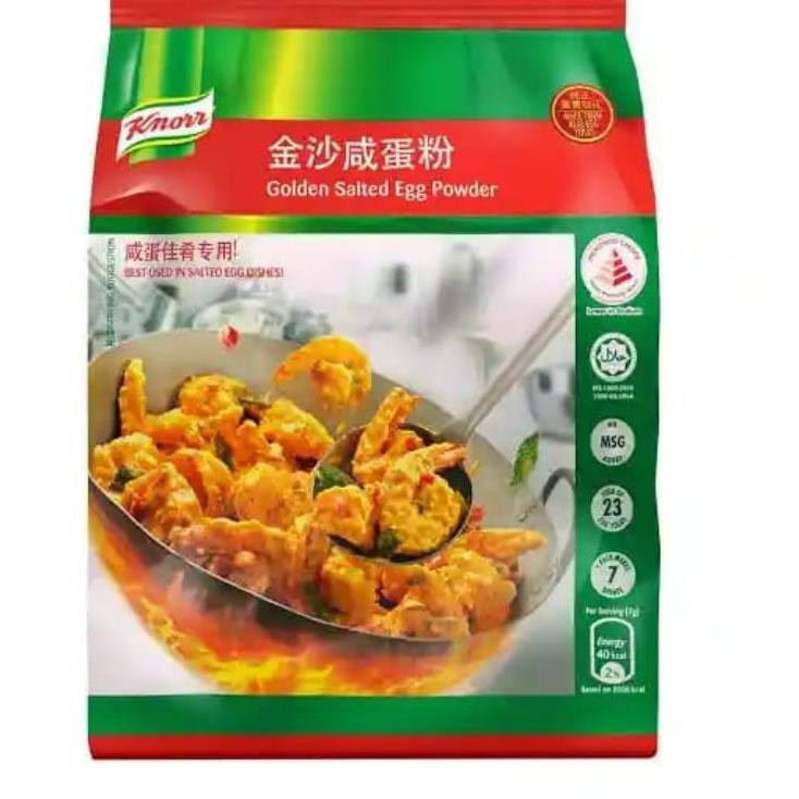 

[TERLARIS] Salted Egg Powder 40gr knorr halal bubuk telur asin saus bumbu telur asin egg yolk