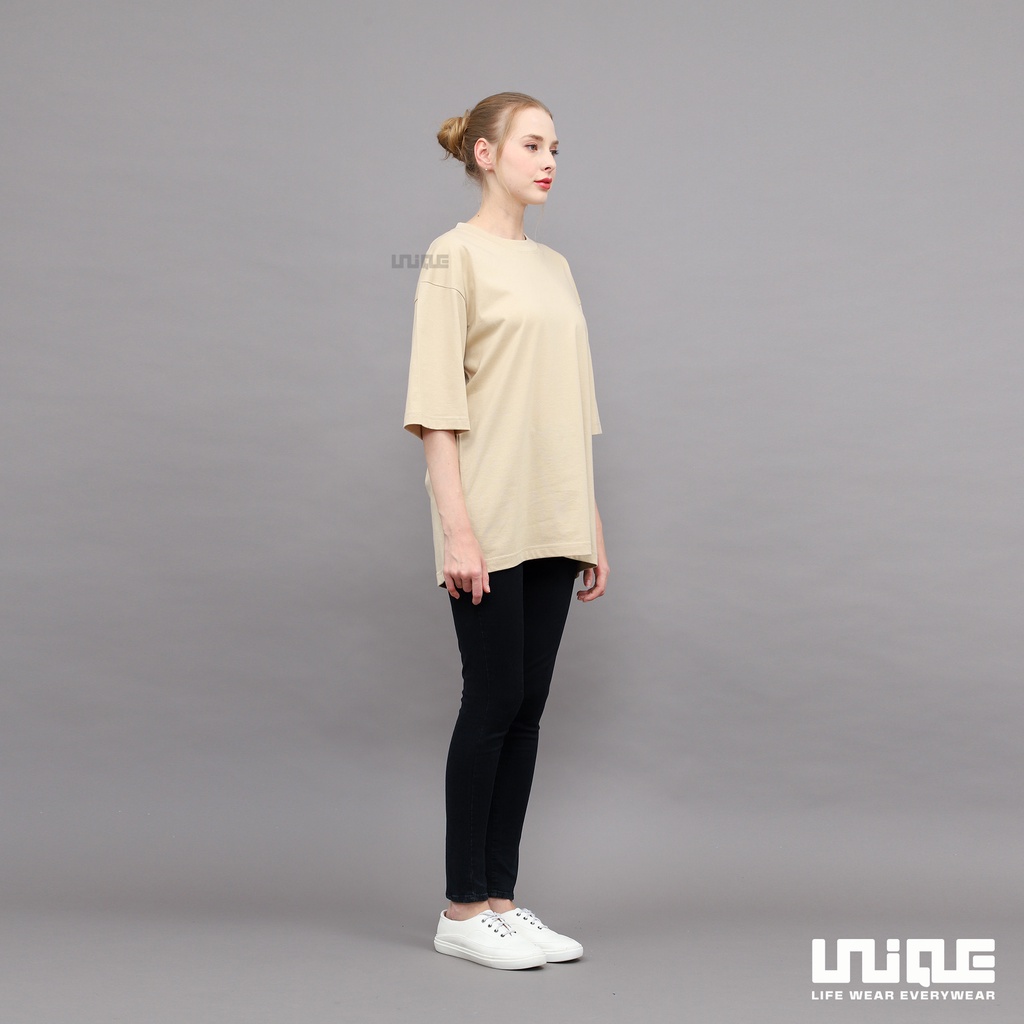 UNIQUE - (Basic Series) Kaos Polos Oversize Basic Chocomilk