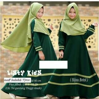 GAMIS ANAK PEREMPUAN LISTYY   KIDS 2IN 1