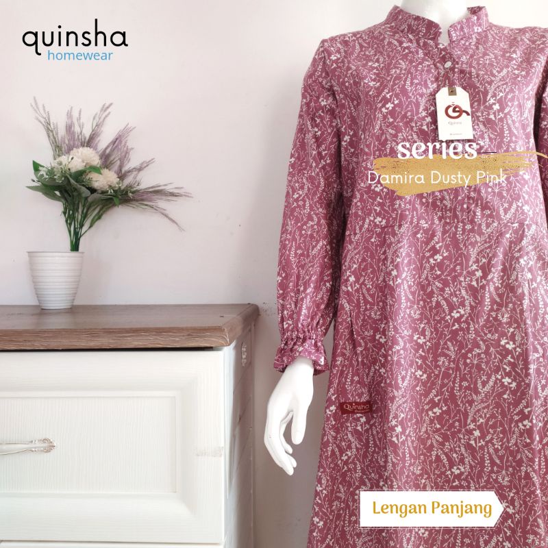 homewear / dress lengan panjang / gamis katun jepang / gamis nyaman /gamis adem / gamis katun / Dami