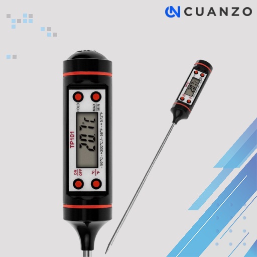 Digital Food Termometer Kopi Makanan Alat Pengukur Suhu / Termometer Masak Digital Tusuk Pengukur Suhu Panas Minyak Goreng Air Makanan Minuman / Alat Ukur Suhu Daging Steak Bbq Kopi Susu Masak Air Waterproof / Pengukur Suhu Termo Masakan Akurat Murah Ori