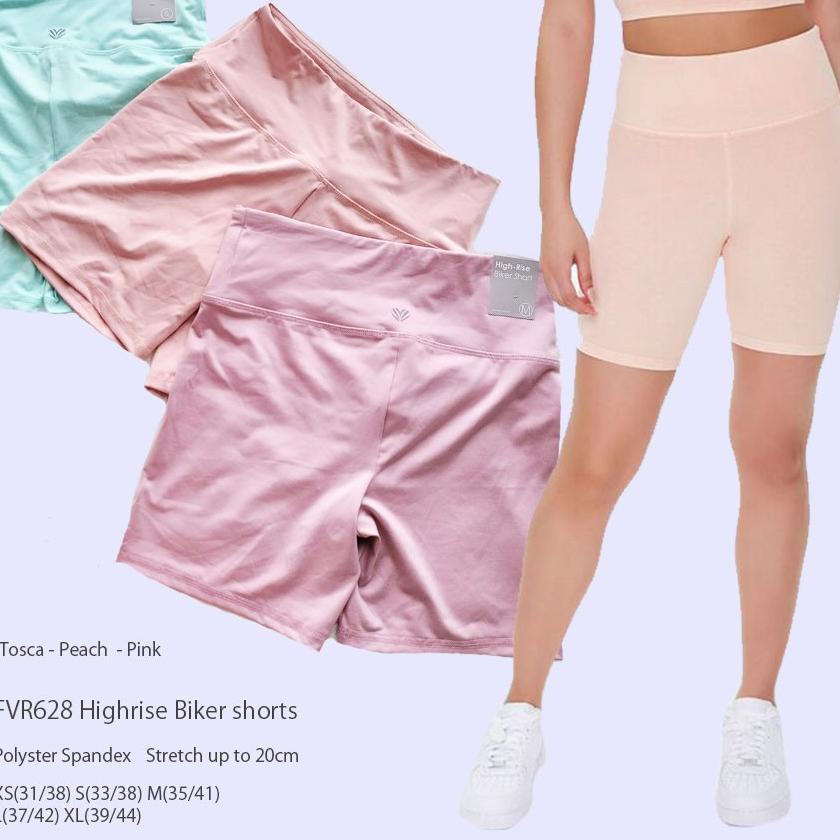 TJD.14Jl22n - CELANA SEPEDA WANITA FOREVER21 FVR HIGHRISE BIKER SHORTS