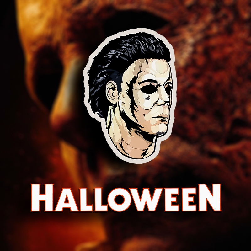 

Michael Myres Halloween Stiker Set Movie Sticker