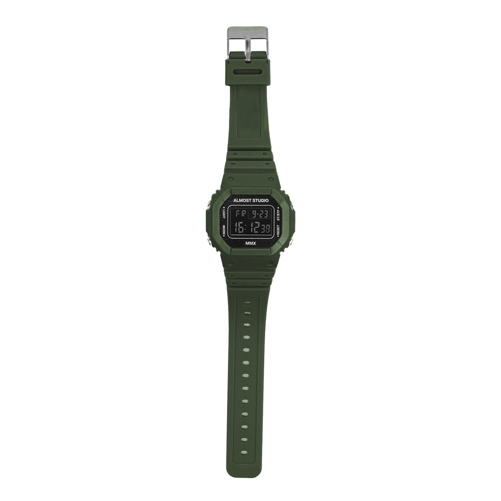 Almost Studio - Jam Tangan Digital - Army Green