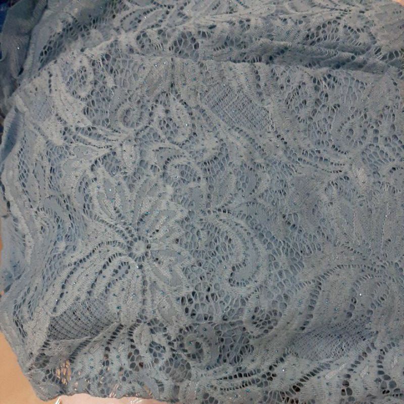 NEW KAIN BROKAT BLINK BIRU MUDA + FURING