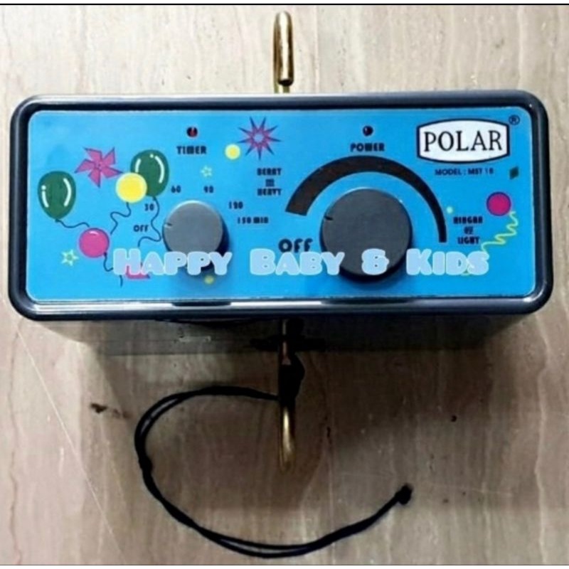 (Tanpa 7 Per) POLAR Timer Mesin Ayunan Listrik/Buaian bayi/Baby Bouncer + Adaptor