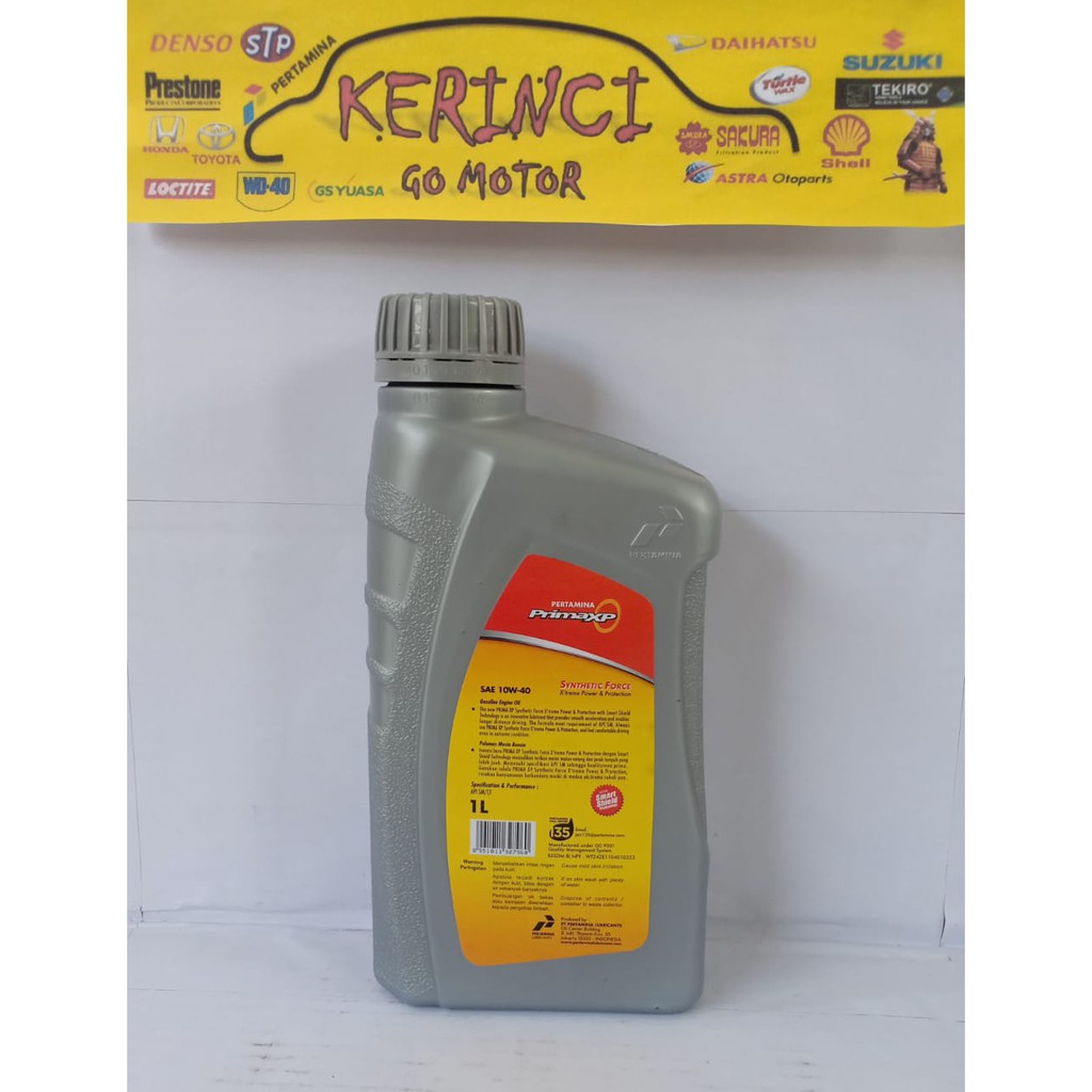 OLI PRIMA XP 10W-40 1L PERTAMINA - OLI MESIN PRIMA XP SYNTHETIC