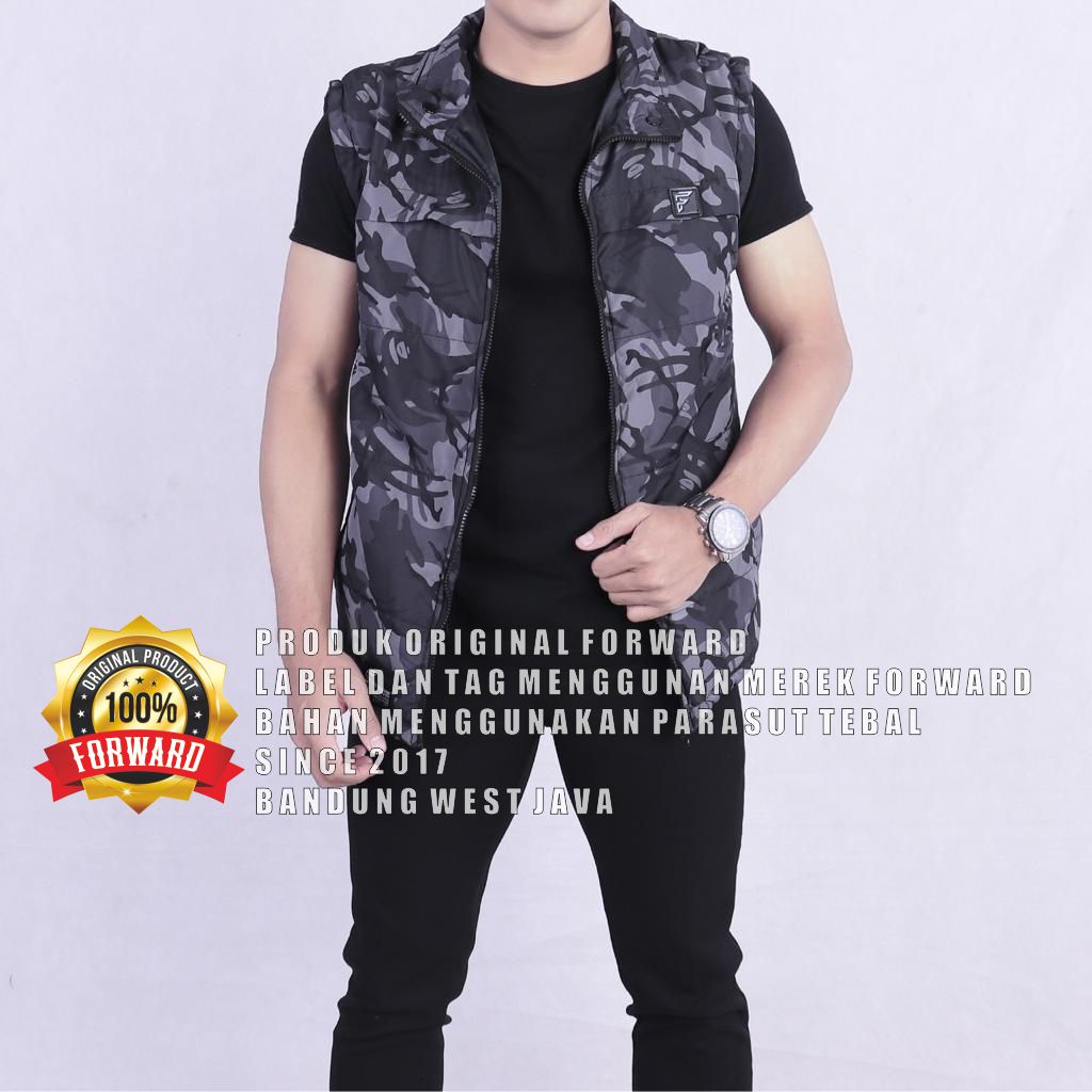 Jaket Rompi Forward  Perasut Bodyvest Pria Vest Motor Bikers Murah Casual Outdoor Adventure Premium