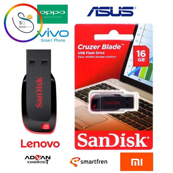 FLASHDISK 16GB/32GB SANDISK NEW ORI - ISI FIRMWARE STOCK ROM HP ANDROID