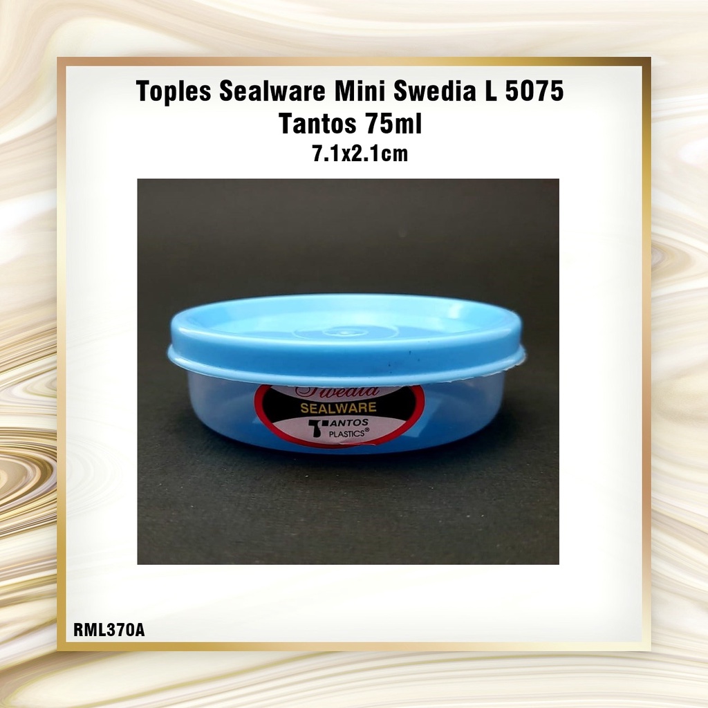 [1kg 22pcs] Toples Sealware Mini Swedia 5075 Tantos 75ml