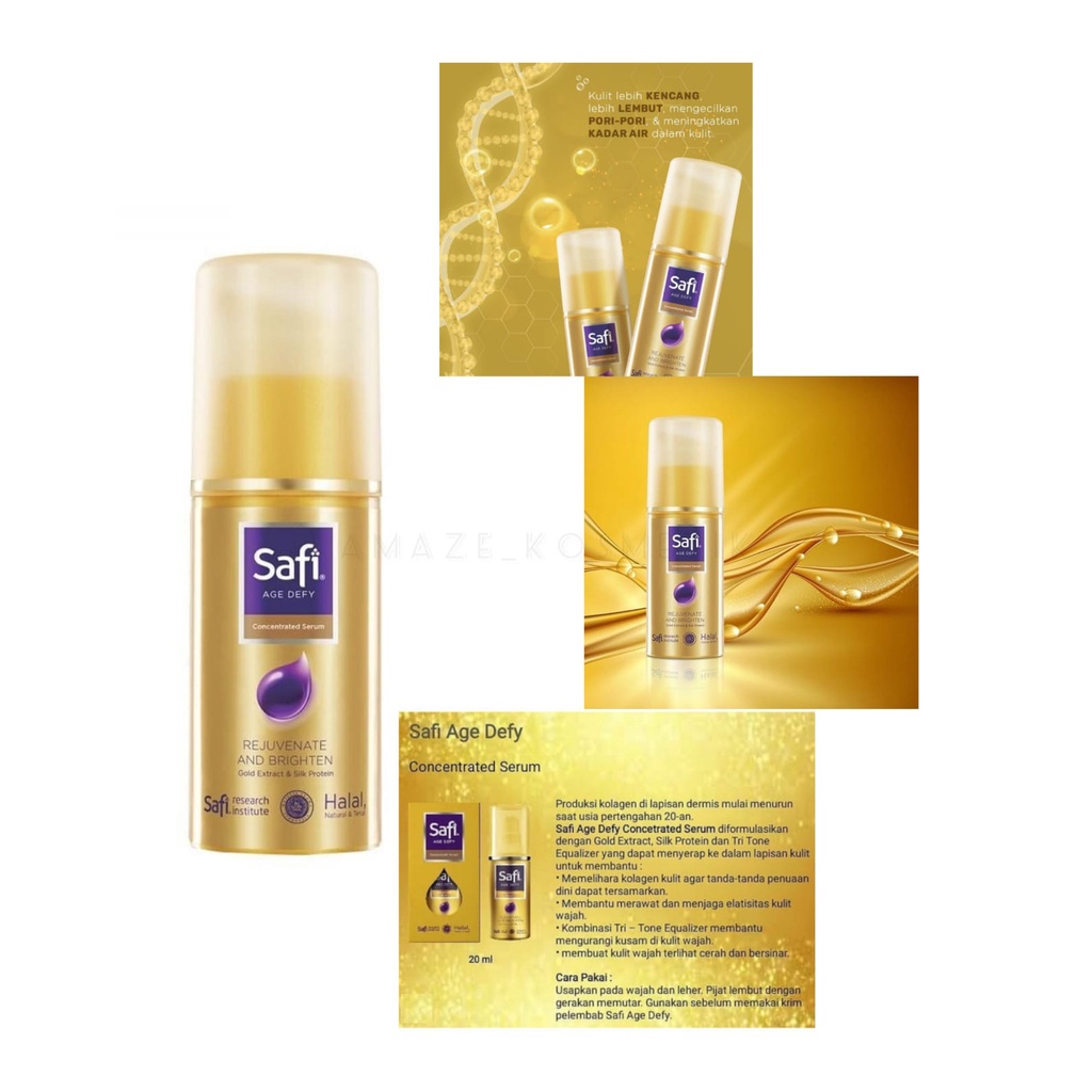 SAFI AGE DEFY Concentrated Serum 20 ml (BPOM)