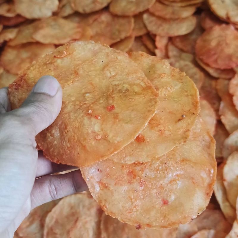 

EMPING MELINJO JUMBO PEDAS ASLI LIMPUNG 1/2 kg