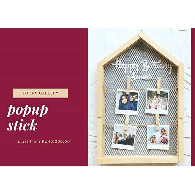 

KADO WISUDA ULTAH POPUP STICK ICE CREAM
