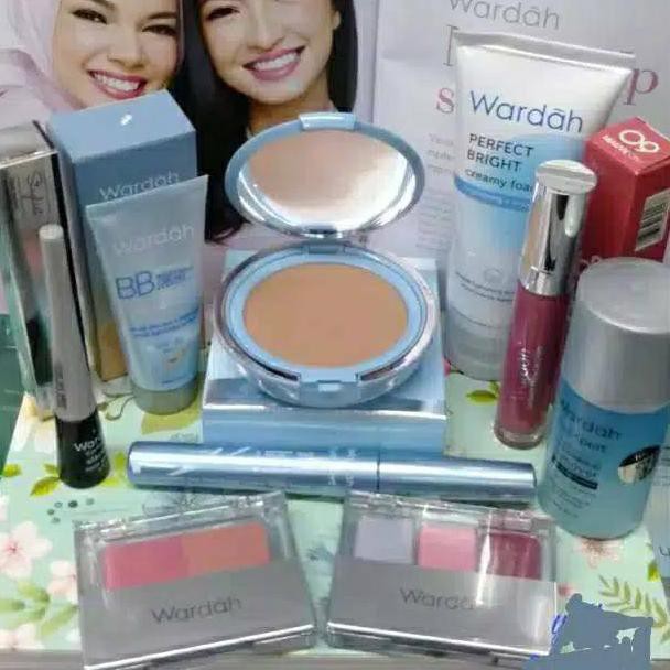 Wardah Paket Make Up Lengkap/ Wardah Make up Komplit /Make Up Parsel (KODE 1268)