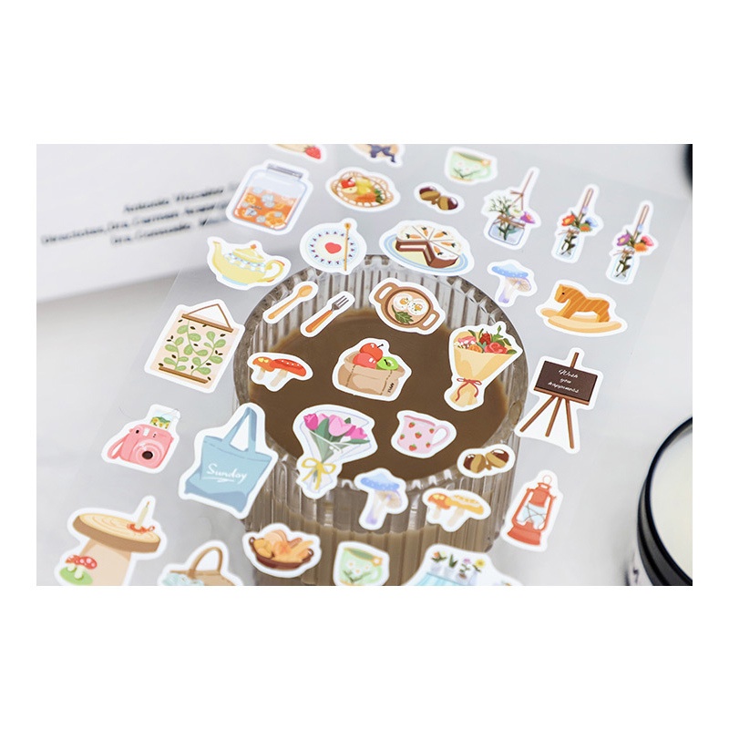 Little Beauty of Life Diary Deco Stickers - Stiker Dekorasi Diary Lucu Unik Murah