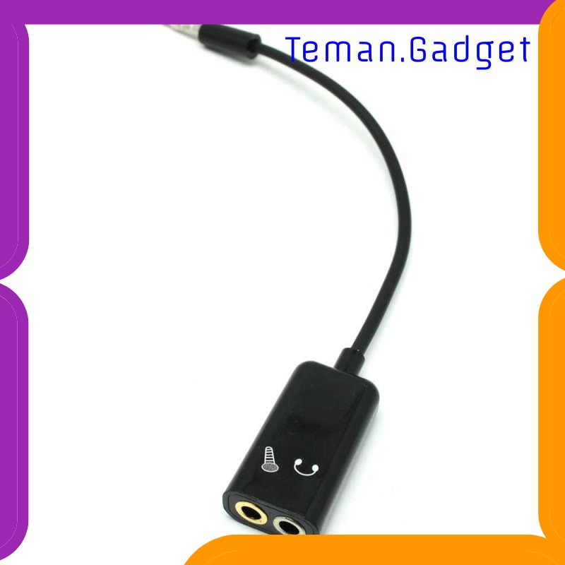 TG-AI207 MICROPHONE HEADPHONE AUDIO SPLITTER 3.5MM KE 2 X 3.5MM - FA29735